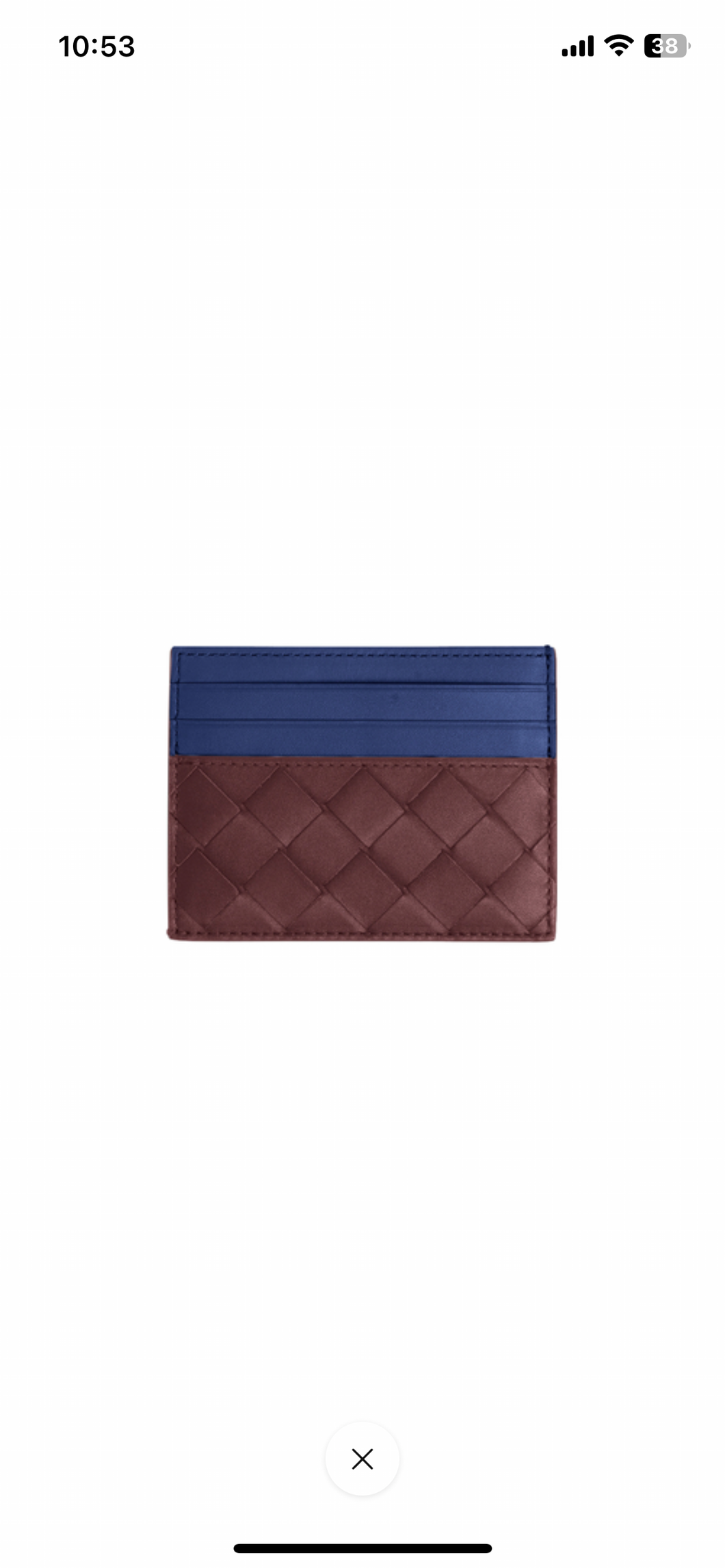 Bottega veneta credit card case